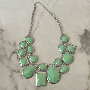Necklace in mint green